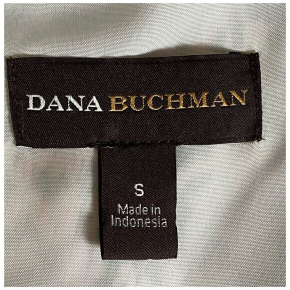 Dana Buchman Dress Pink and Black Print Cowl Neck Elastic Waist Womens Sz S - Picture 5 of 9